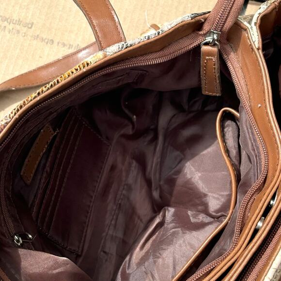 Y2K Animal Patch Jaclyn Smith Bag - Picture 6 of 12